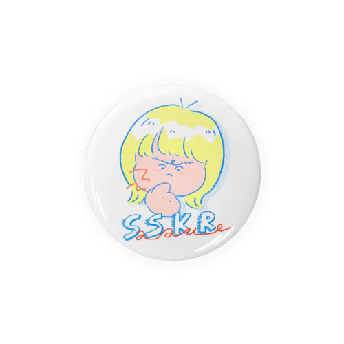 ササクレ Tin Badge