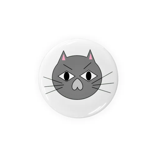 こむ猫缶バッジ Tin Badge