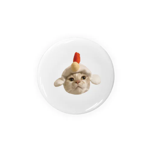 にわとねこり Tin Badge