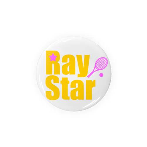 ソフトテニスチーム RayStar☆公式グッズ2 缶バッジ