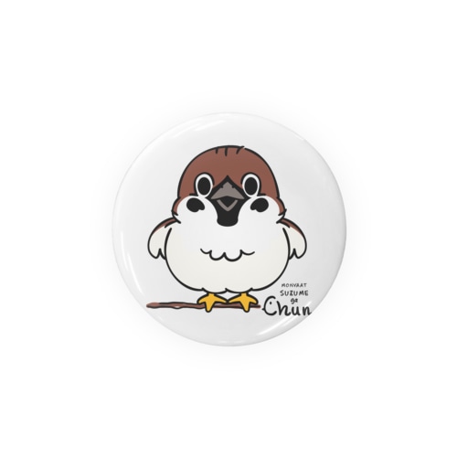 CT164 スズメがちゅんA  Tin Badge