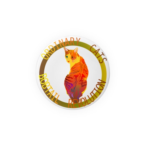 ordinary cats08h.t.(秋) Tin Badge