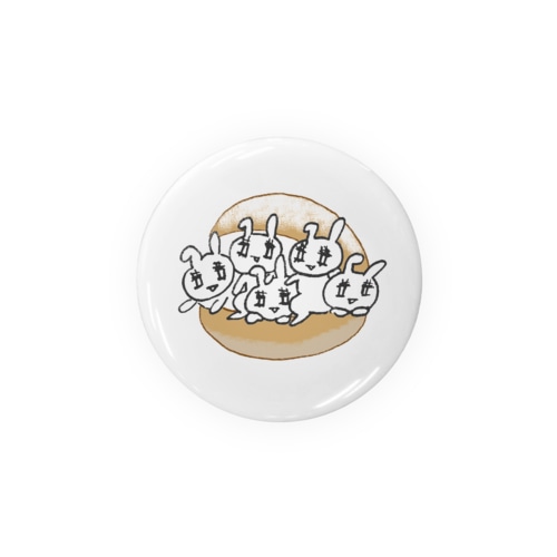 うさトッツォ Tin Badge