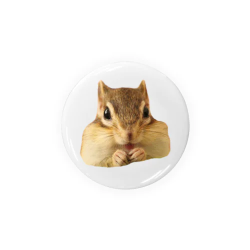 シマリス:うり Tin Badge