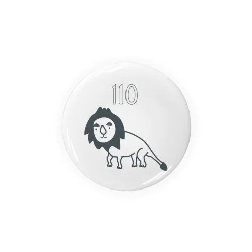 110 Tin Badge