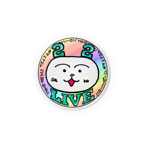 22LIVE公式グッズ Tin Badge