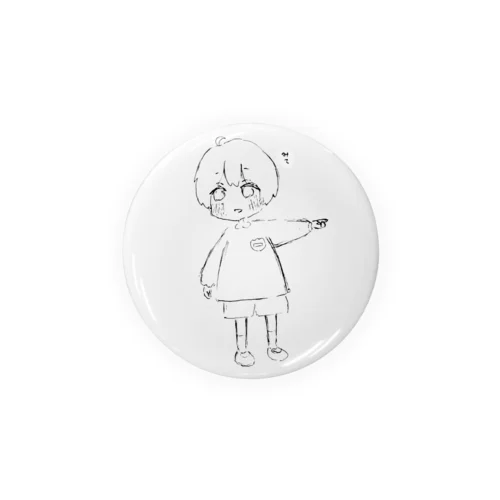 【中】見てほしい園児くん(右) Tin Badge