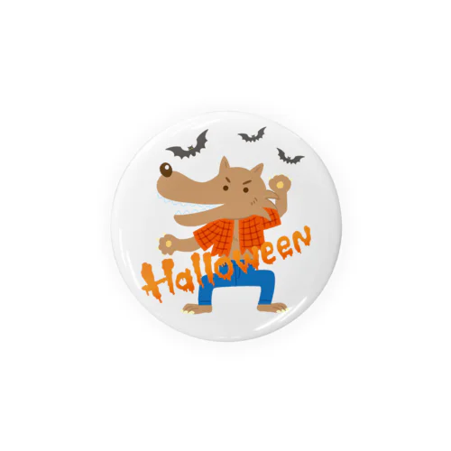 HALLOWEEN_オオカミ男 Tin Badge