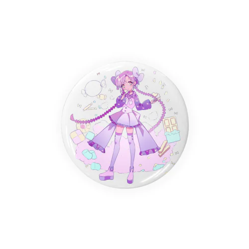 ららら　甘党女子 Tin Badge