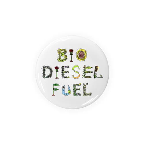 BIO DIESEL FUEL 缶バッジ