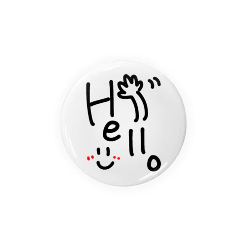 Helloすまいる◟̑◞̑ Tin Badge