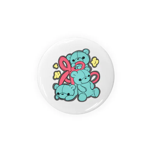 はさみくみゃ３ Tin Badge