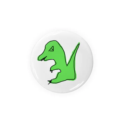 恐竜を描いてみた Tin Badge