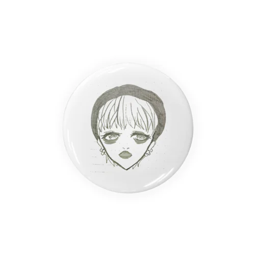 女 Tin Badge