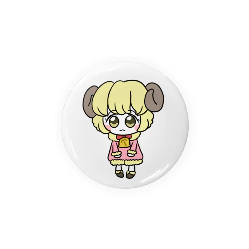 おひつじ座ちゃん Tin Badge