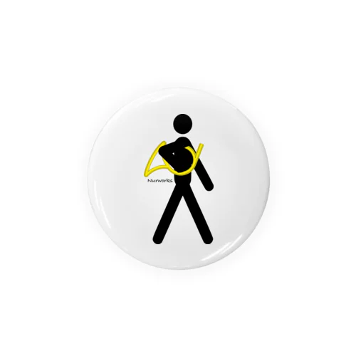 The Walking Hornist w/o Logo Tin Badge