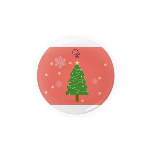 メリークリスマス Tin Badge