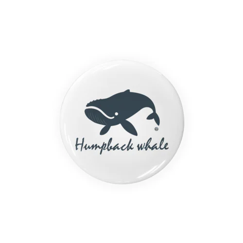 Humpback whale22 缶バッジ