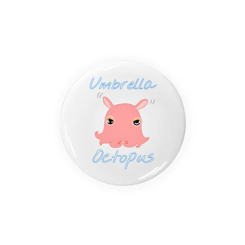 umbrella octopus(めんだこ) 英語バージョン② Tin Badge