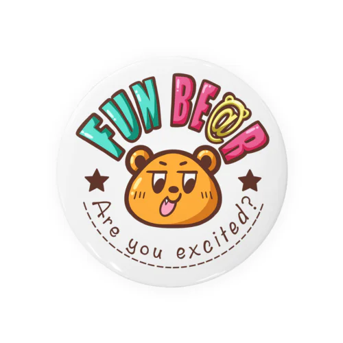 FUN BE@Rショップロゴ Tin Badge