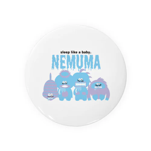 NEMUMA 缶バッジ