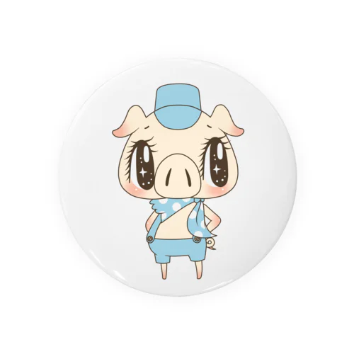 三匹のこぶた末っ子 Tin Badge