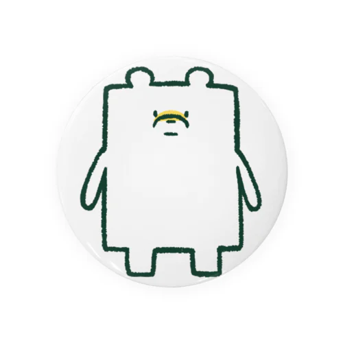 カベクマさんバッジ Tin Badge