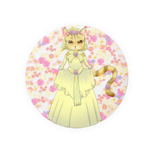 きらきらキジトラ猫さん Tin Badge