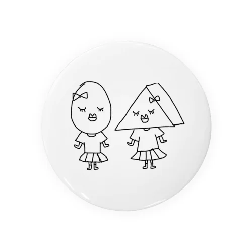 たま子とはんぺん子 Tin Badge