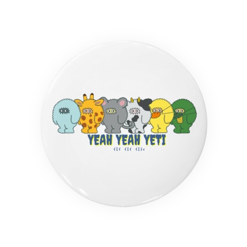 YEAH YEAH YETI Tin Badge