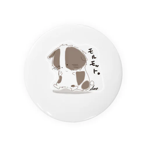 モルモット。 Tin Badge