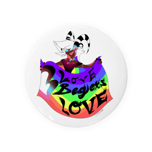 PRIDE DEMON　CELEBLESS Tin Badge