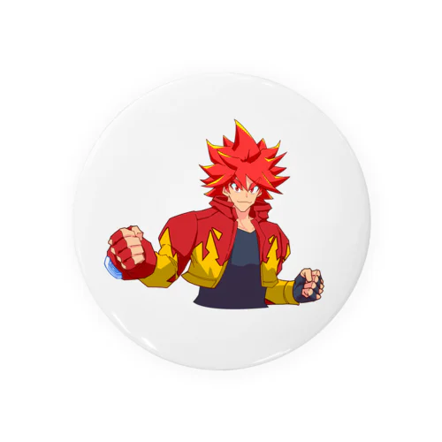 燃えるぜ！熱木正義 Tin Badge