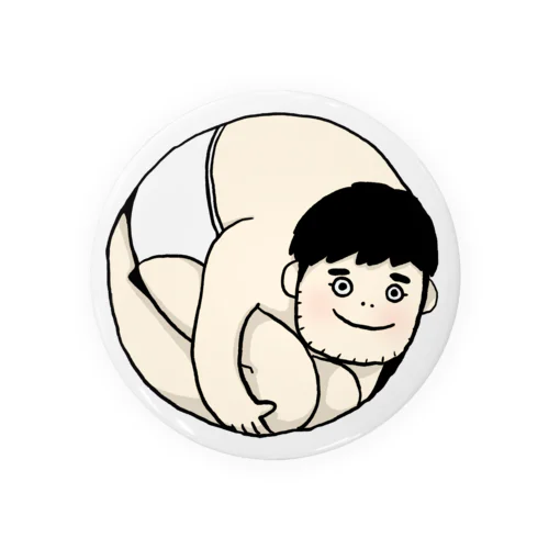 コロコロくまあき Tin Badge