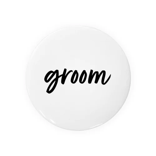 groom 缶バッジ