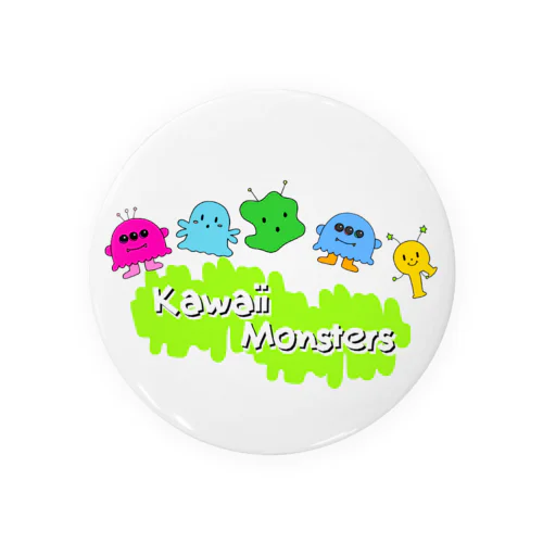 Kawaii Monsters | グリーンロゴ ver. Tin Badge