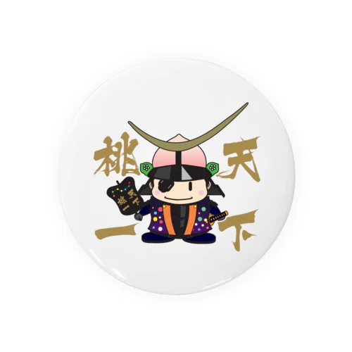 天下桃一 from ふくしま Tin Badge