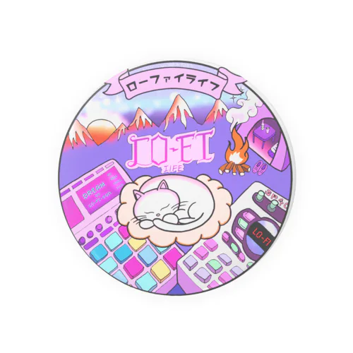 Lo-Fi Lifeオリジナルグッズ1 Tin Badge
