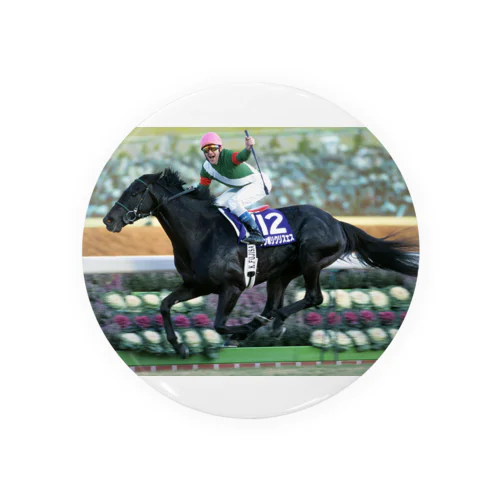 競馬 Tin Badge