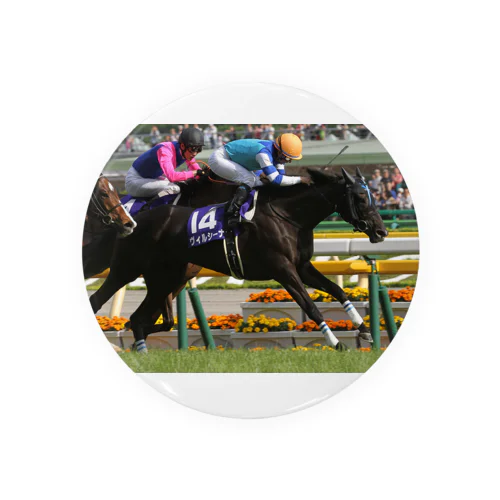 競馬 Tin Badge