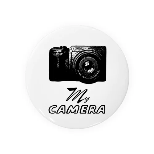 カメラ（My canera）_No.004_BK Tin Badge