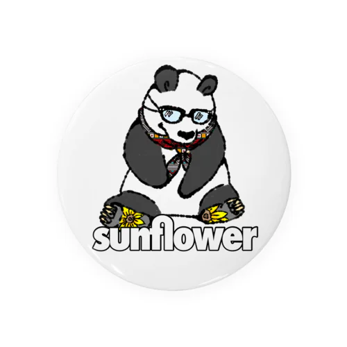 sunflower Cheeseくん Tin Badge