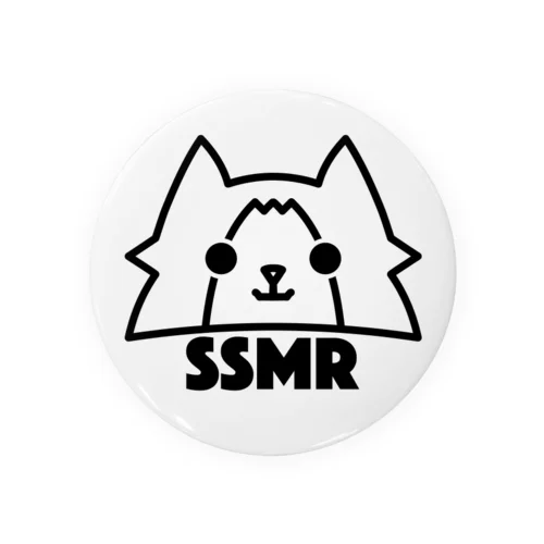 猫のししまる「SSMR」 缶バッジ