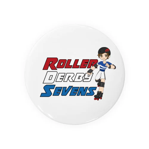 Roller Derby Sevens (Nanasuke) Tin Badge