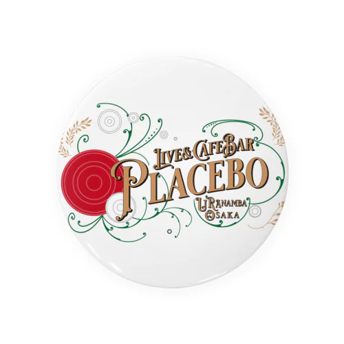 PLACEBO LOGO 缶バッジ