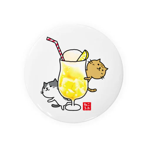 ねころぶ【レモネード】 Tin Badge