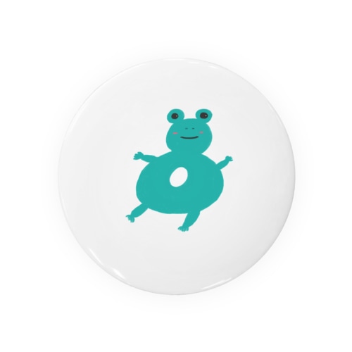 うきわかえる Tin Badge
