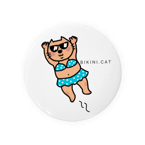 ビキニCATさん Tin Badge