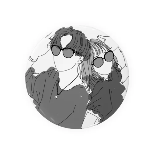 sunglasses 缶バッジ