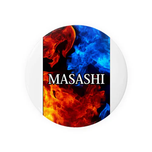 炎のMASASHI Tin Badge
